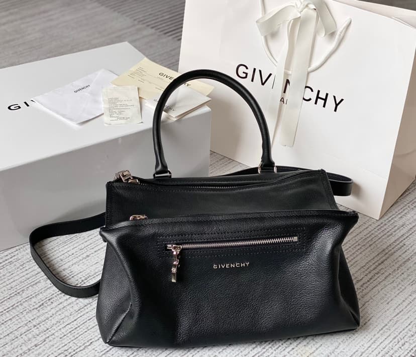 Givenchy Medium Pandora Bag Black/White For Women 12.6in/32cm