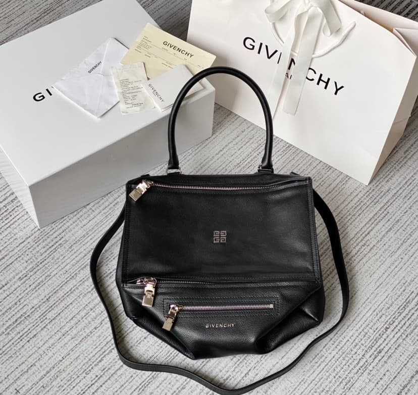 Givenchy Medium Pandora Bag Black/White For Women 12.6in/32cm