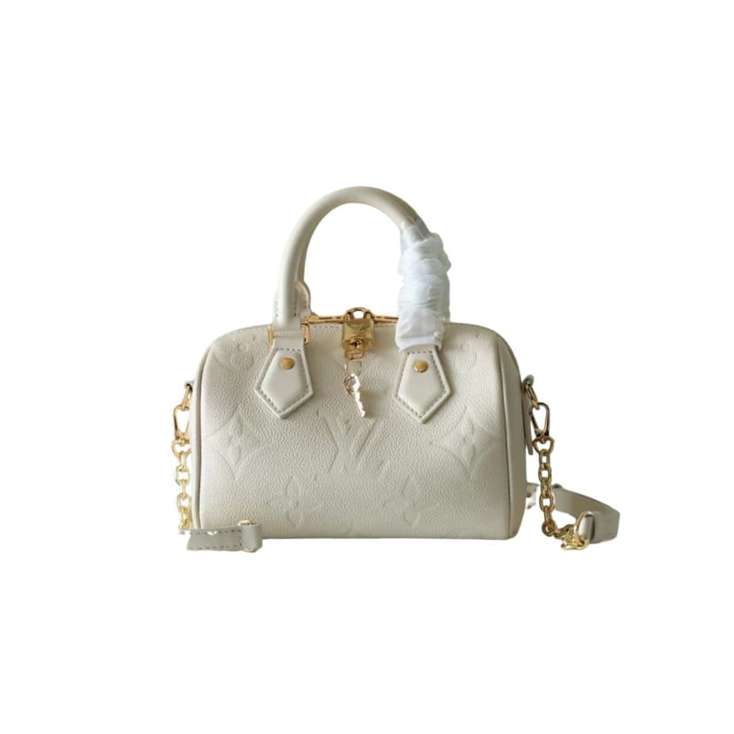 Louis Vuitton Speedy Bandouliere 20 White For Women 8.1in/20.6cm