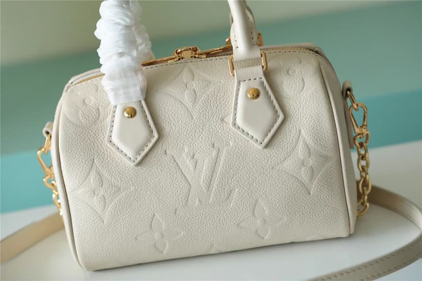 Louis Vuitton Speedy Bandouliere 20 White For Women 8.1in/20.6cm