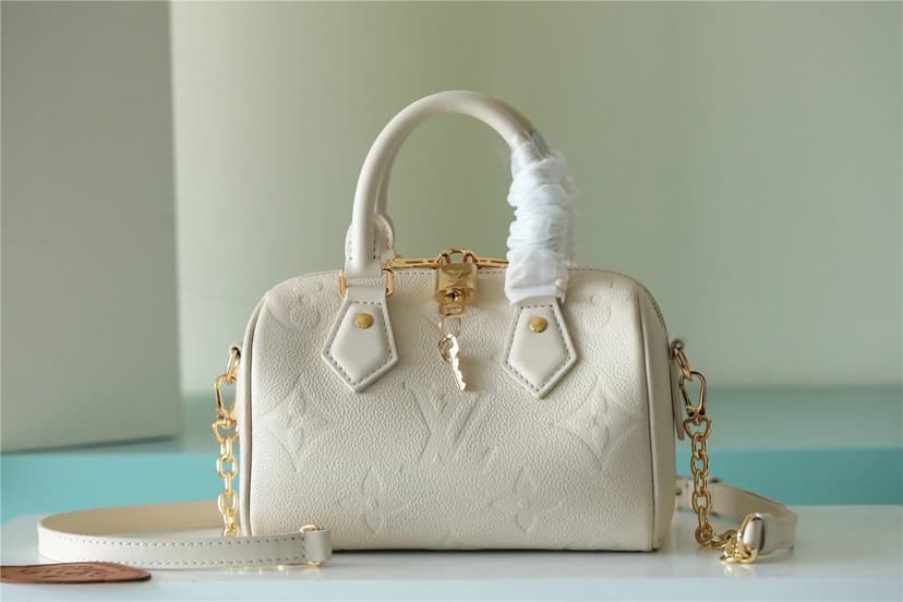 Louis Vuitton Speedy Bandouliere 20 White For Women 8.1in/20.6cm