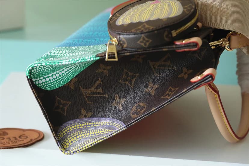 Louis Vuitton LV x YK OnTheGo PM Bag Brown For Women 9.8in/25cm M46467