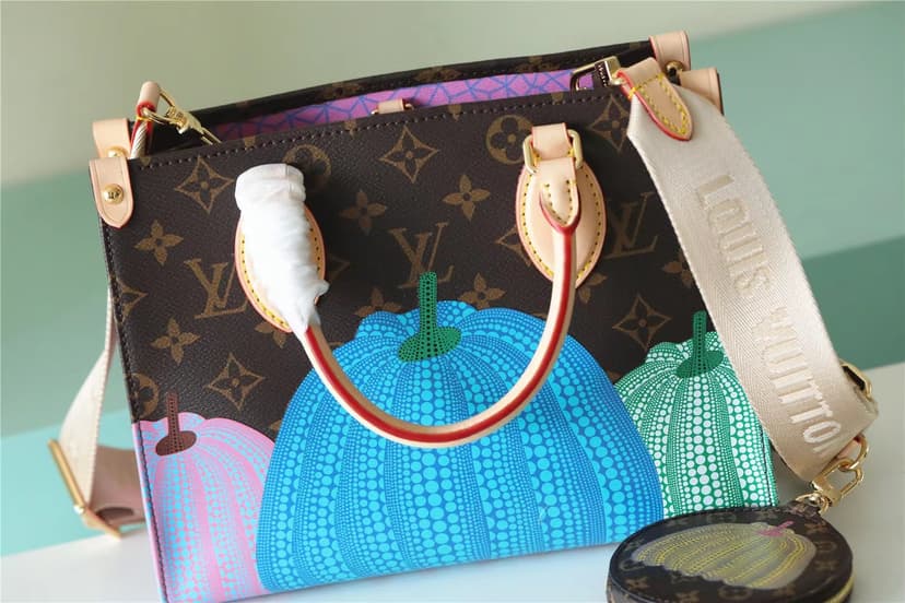 Louis Vuitton LV x YK OnTheGo PM Bag Brown For Women 9.8in/25cm M46467