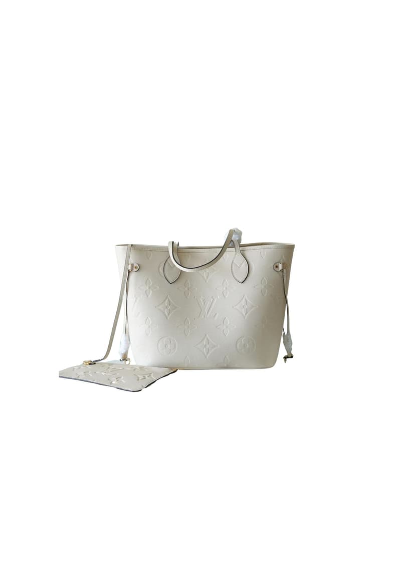 Louis Vuitton Neverfull MM Beige For Women 12.2in/ 31cm M46676