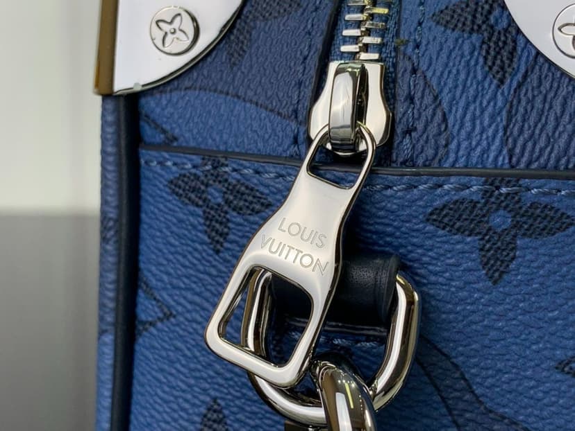 Louis Vuitton Mini Soft Trunk Blue For Men 18.5 cm/ 7.3 in M22588