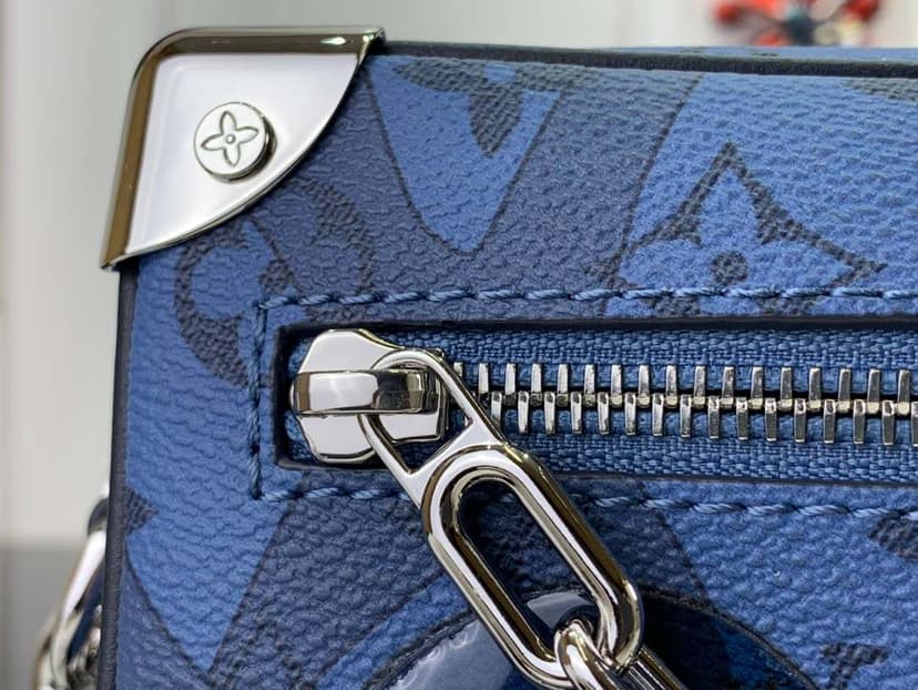 Louis Vuitton Mini Soft Trunk Blue For Men 18.5 cm/ 7.3 in M22588