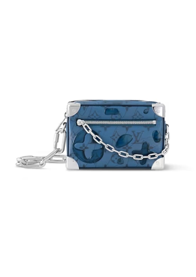 Louis Vuitton Mini Soft Trunk Blue For Men 18.5 cm/ 7.3 in M22588