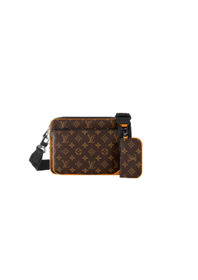 Louis Vuitton Trio Messenger Bag Brown For Men 25cm/ 9.8 in M46694