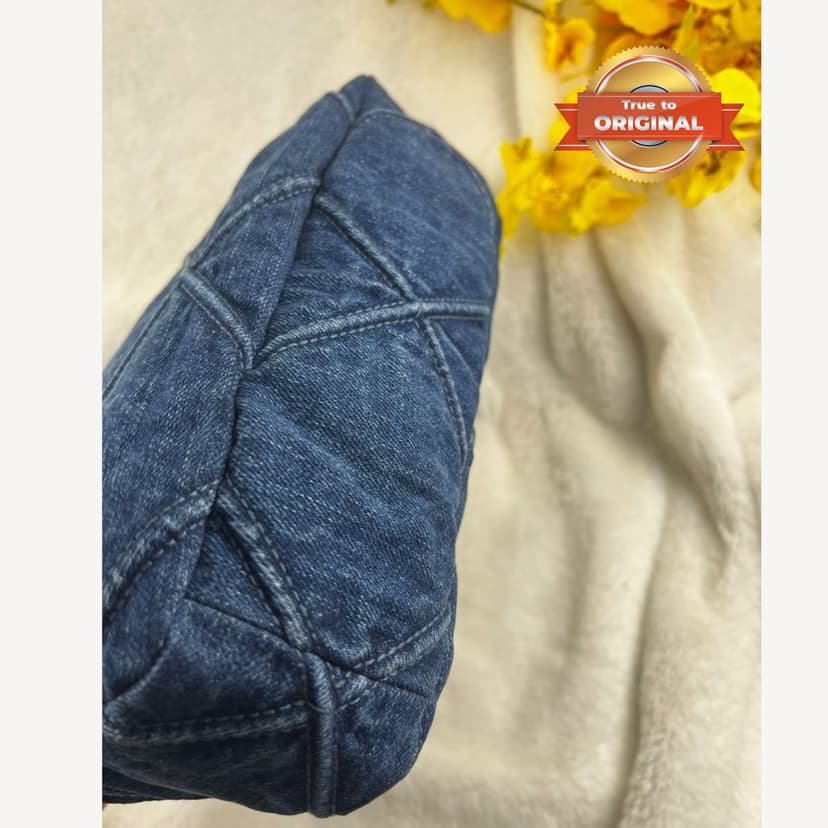 [True-to-ORIGINAL] Chanel 19 Handbag Denim Blue For Women 10.1in/26cm AS1160 B02876 N6832