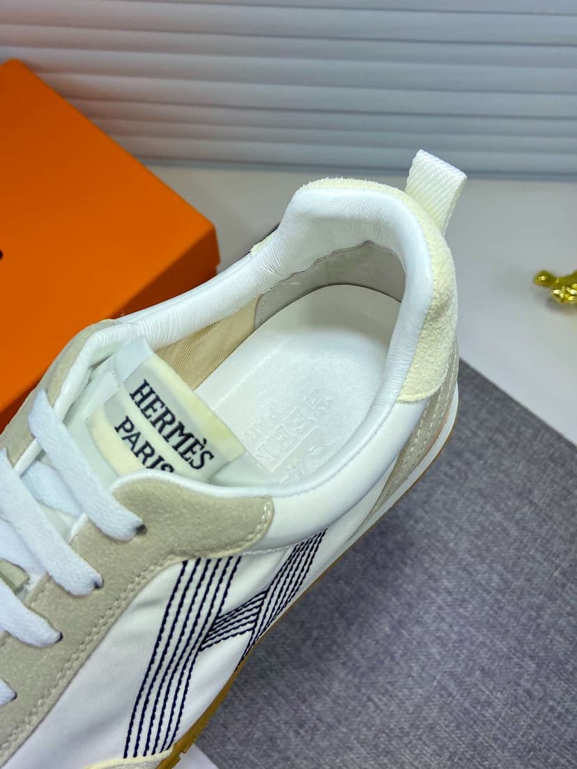 Hermes Boomerang Sneaker White For Men