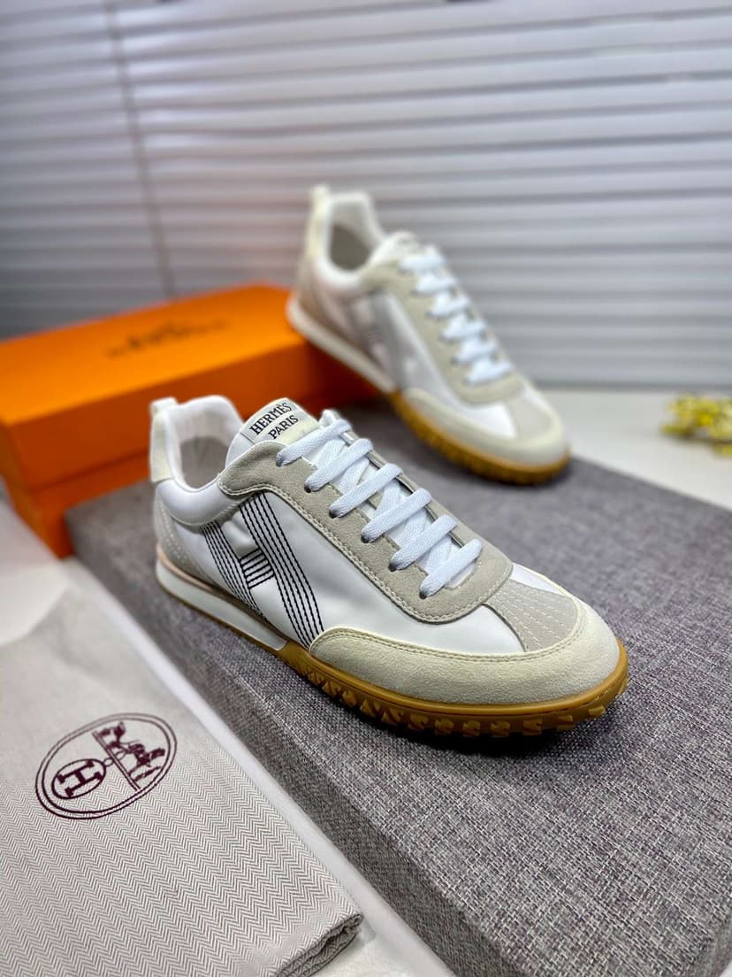 Hermes Boomerang Sneaker White For Men