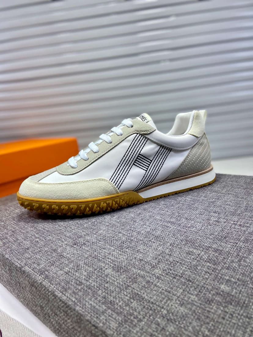 Hermes Boomerang Sneaker White For Men