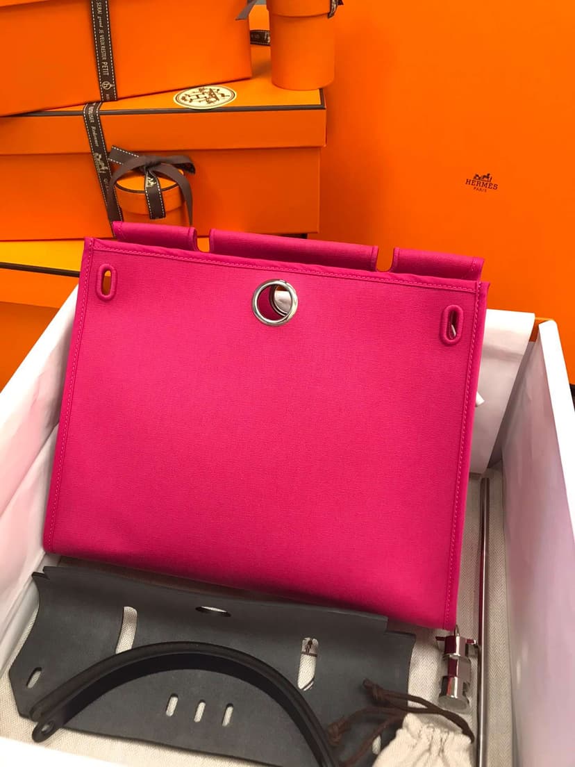 Hermes Herbag Zip 31 Bag Pink For Women 31cm / 12in