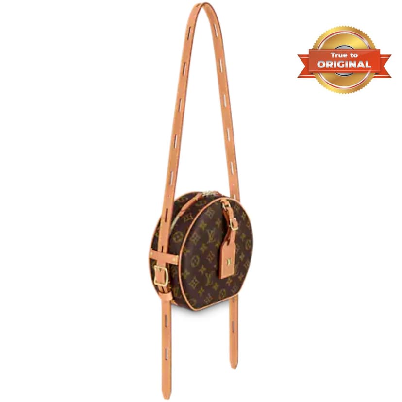 [True-to-ORIGINAL] Louis Vuitton Boite Chapeau Souple MM Brown For Women 8.8in/22.5cm M45647