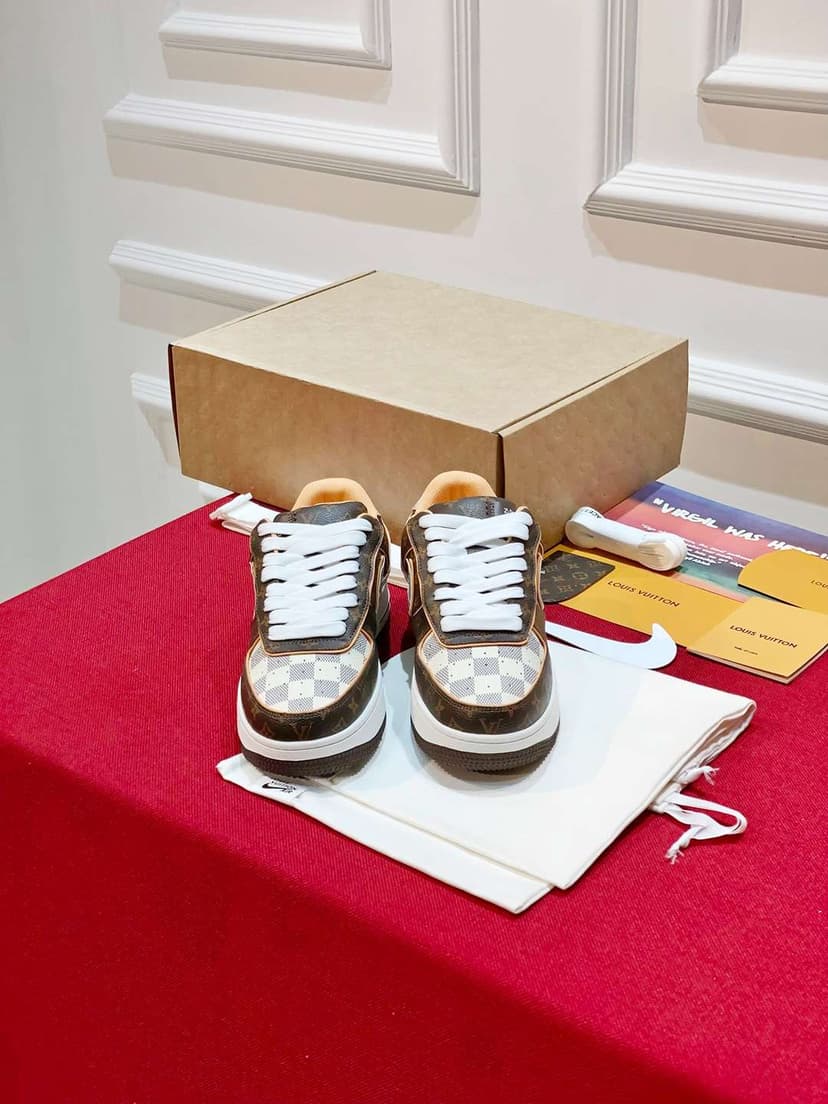 Nike x Louis Vuitton Air Force 1 Low Brown For Women