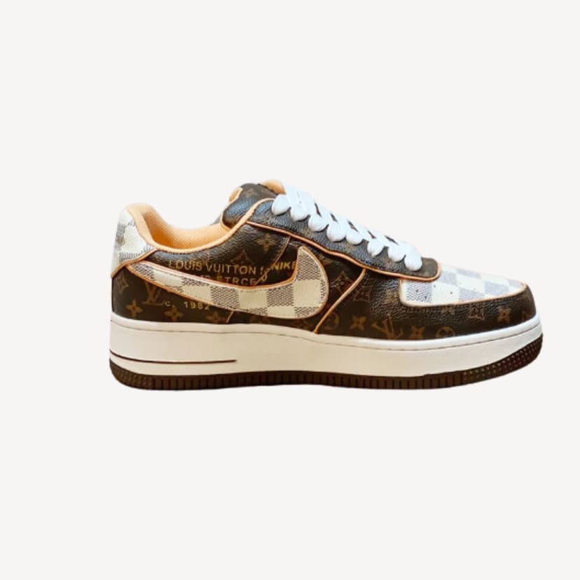Nike x Louis Vuitton Air Force 1 Low Brown For Women