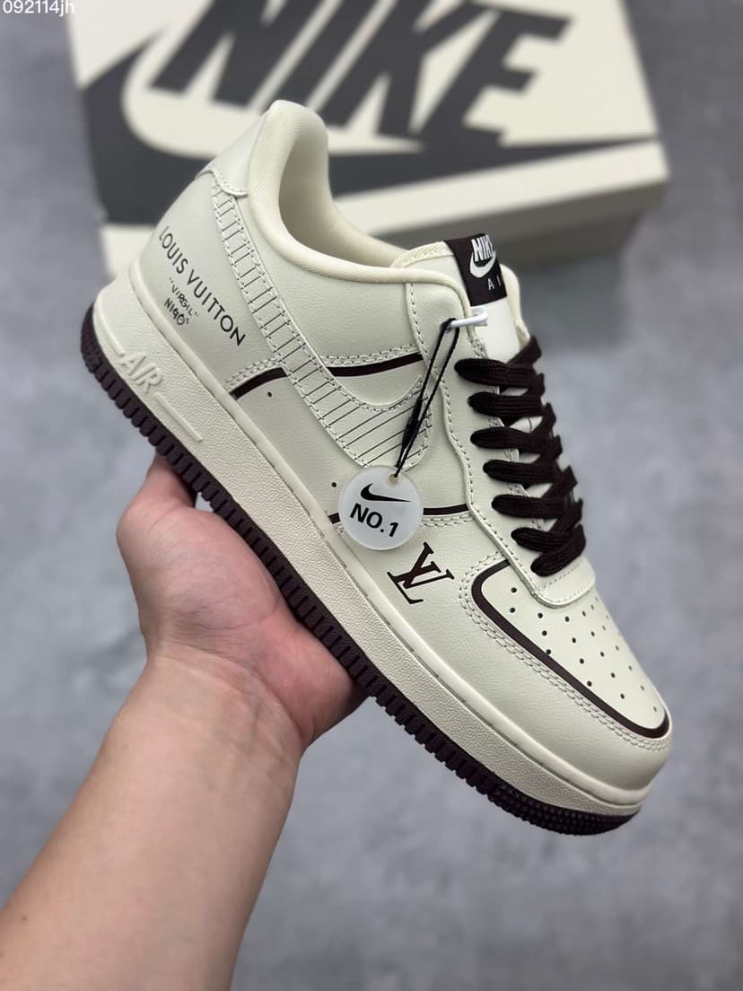 Nike x Louis Vuitton Air Force 1 Low White For Women