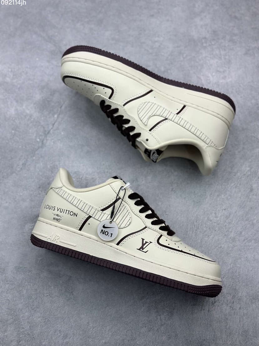 Nike x Louis Vuitton Air Force 1 Low White For Women