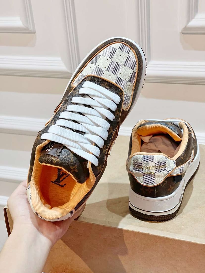Nike x Louis Vuitton Air Force 1 Low Brown For Women