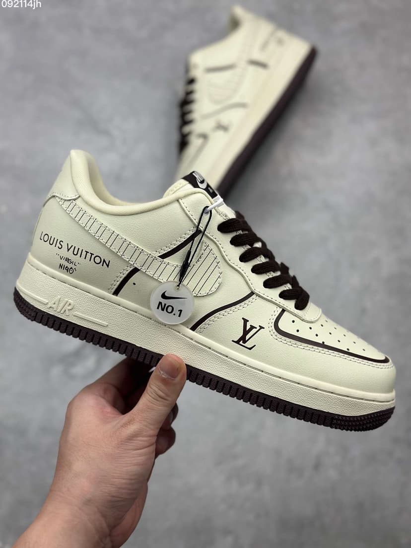 Nike x Louis Vuitton Air Force 1 Low White For Women
