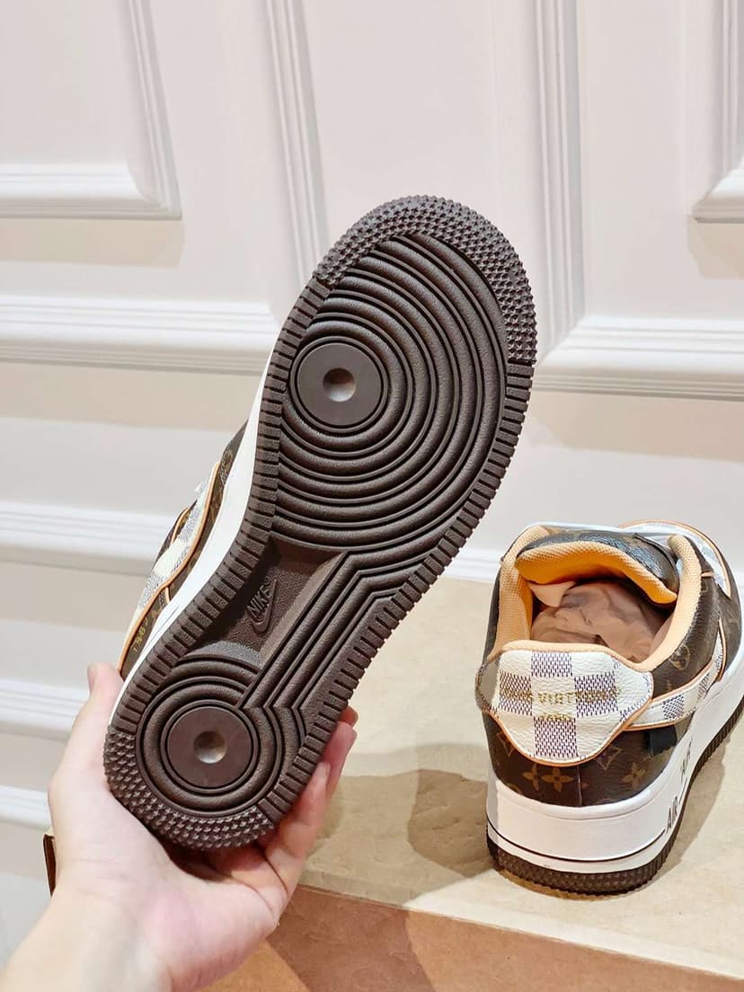 Nike x Louis Vuitton Air Force 1 Low Brown For Women