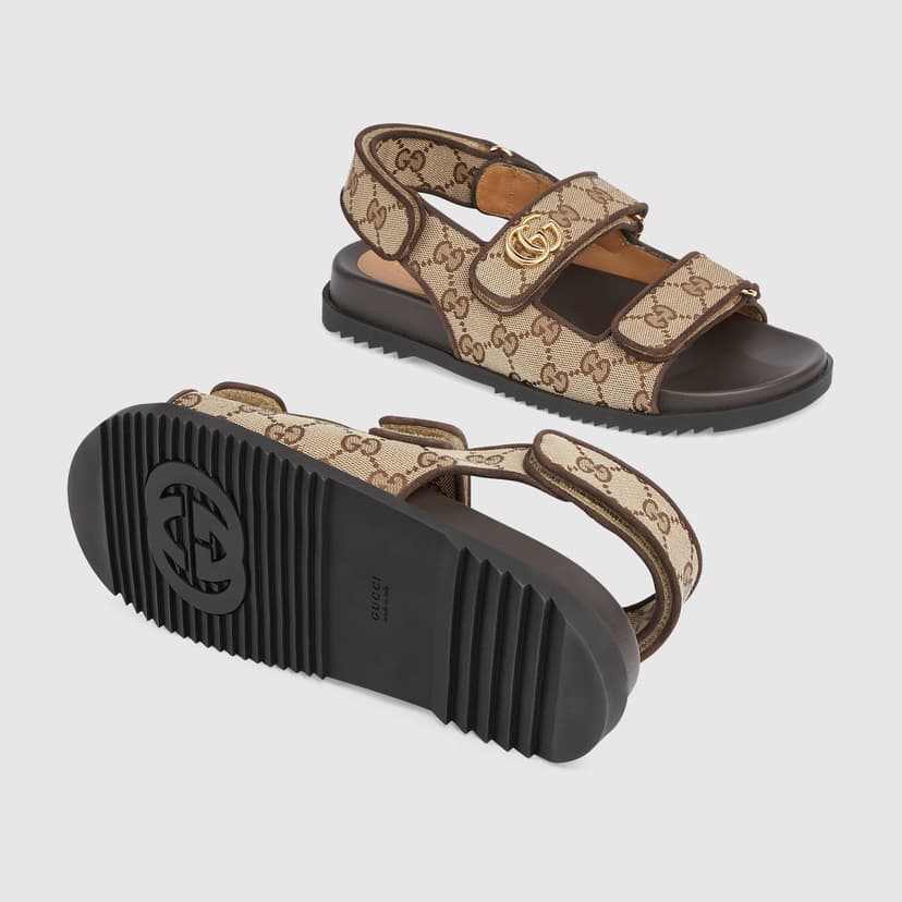 Gucci Double G Sandal Beige For Women 771575 G1730 9755