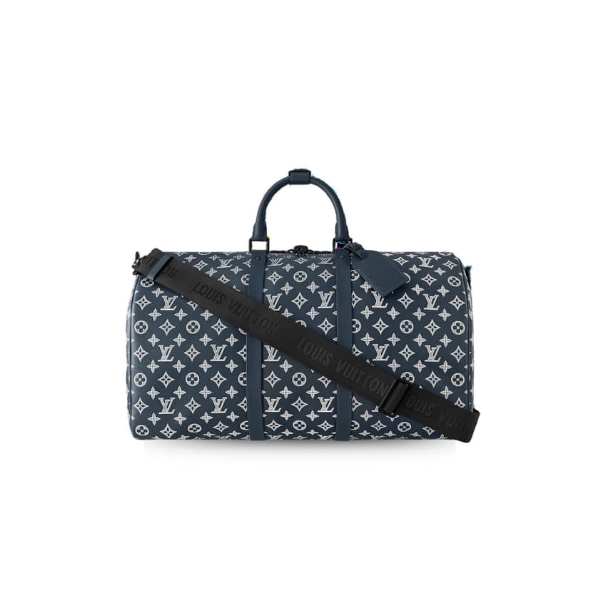 Louis Vuitton Keepall Bandoulière 50 Blue For Men 19.7 Inches/ 50 Cm M24953