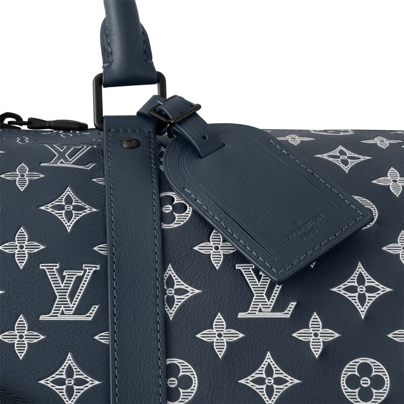 Louis Vuitton Keepall Bandoulière 50 Blue For Men 19.7 Inches/ 50 Cm M24953