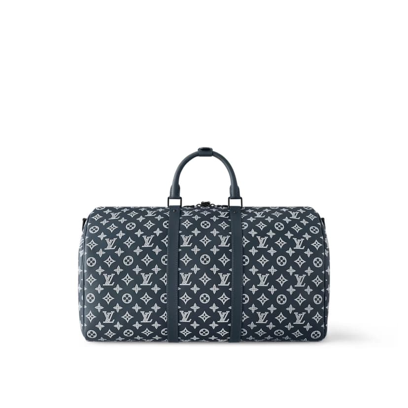 Louis Vuitton Keepall Bandoulière 50 Blue For Men 19.7 Inches/ 50 Cm M24953