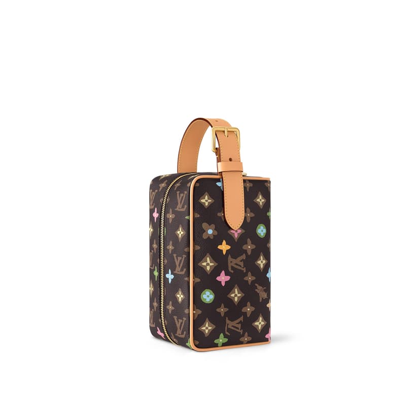 Louis Vuitton Locker Dopp Kit Brown For Women 9.1 Inches/ 23 Cm M47069