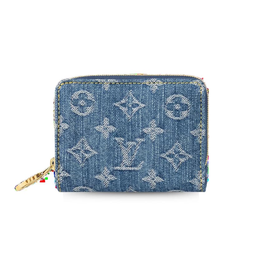 Louis Vuitton Lou Wallet Blue For Women 4.5 Inches/ 11.5 Cm M83160
