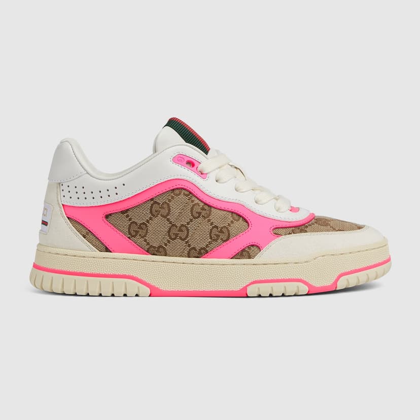 Gucci Re-Web Sneaker Beige For Women 785452 AADHW 9563