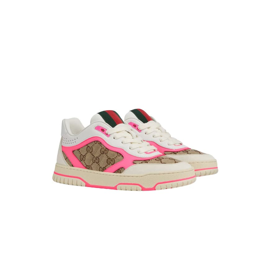 Gucci Re-Web Sneaker Beige For Women 785452 AADHW 9563