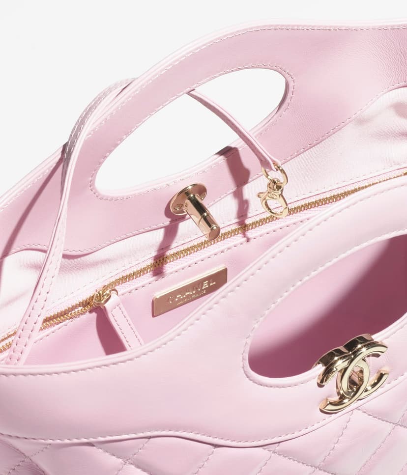 [True-to-ORIGINAL] Chanel Shopping Bag Light Purple For Women 14 Inches/ 36 Cm AS4854 B16220 NW784