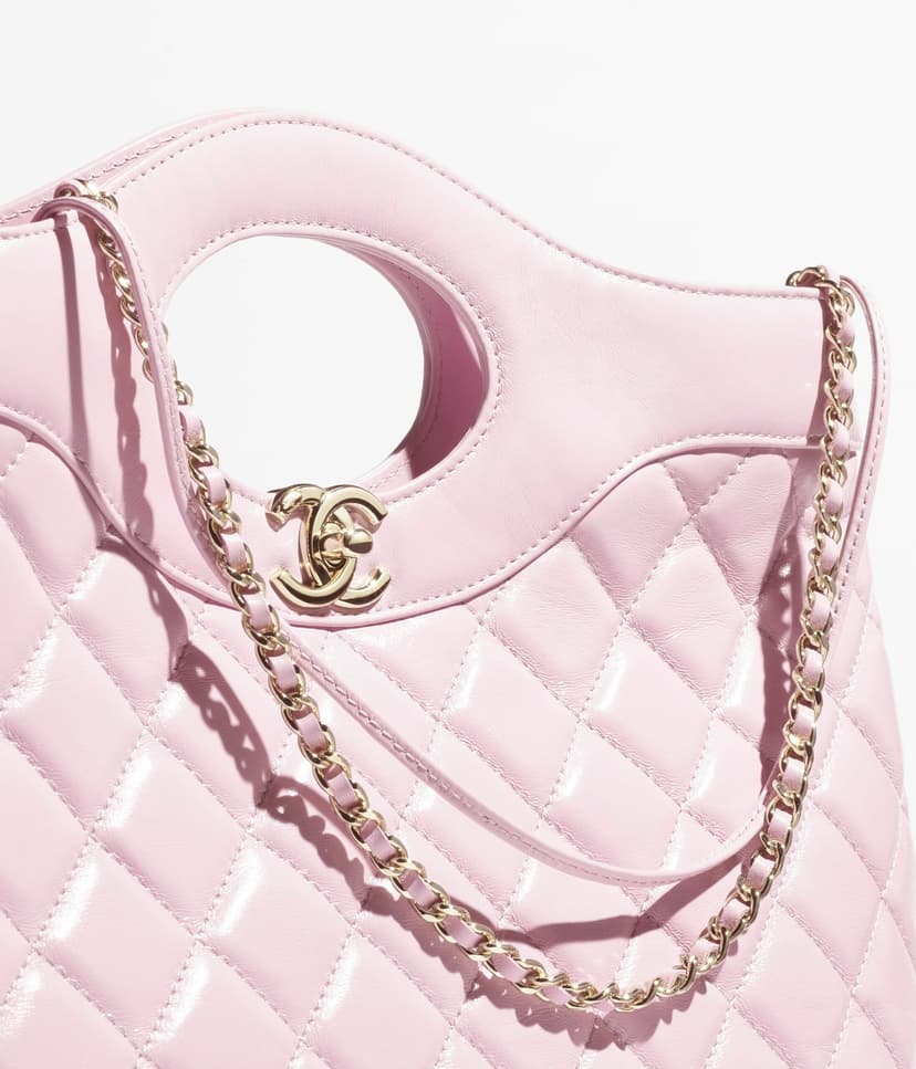 [True-to-ORIGINAL] Chanel Shopping Bag Light Purple For Women 14 Inches/ 36 Cm AS4854 B16220 NW784