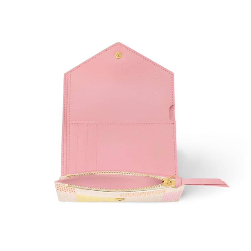 Louis Vuitton Victorine Wallet Pink For Women 4.7 Inches/ 12 Cm N40638