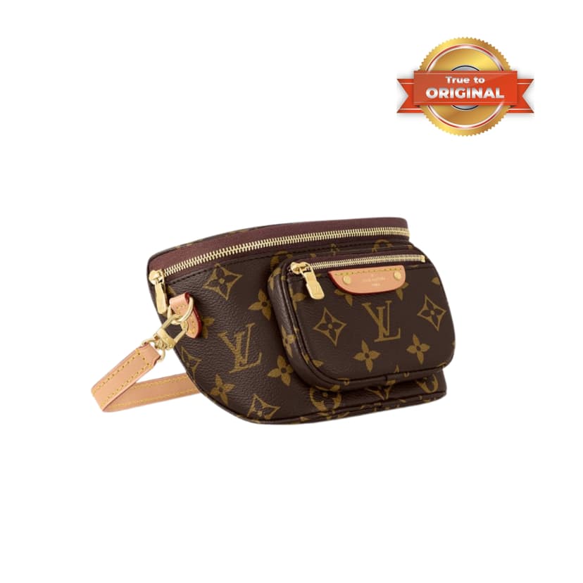 [True-to-ORIGINAL] Louis Vuitton Mini Bumbag Brown For Women 17cm / 6.7 in M82335
