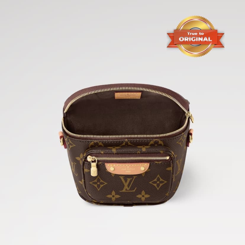[True-to-ORIGINAL] Louis Vuitton Mini Bumbag Brown For Women 17cm / 6.7 in M82335