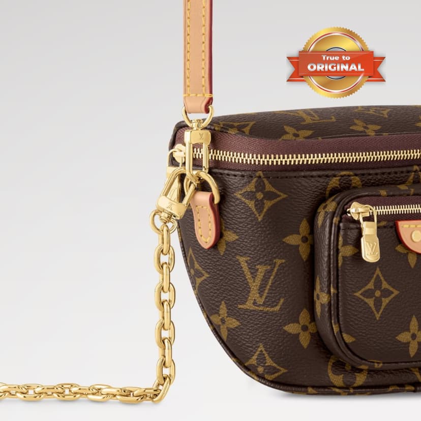 [True-to-ORIGINAL] Louis Vuitton Mini Bumbag Brown For Women 17cm / 6.7 in M82335