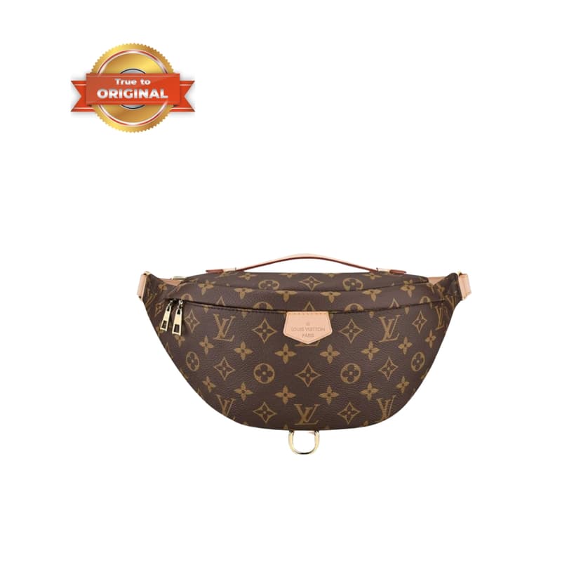 [True-to-ORIGINAL] Louis Vuitton Bumbag Monogram Canvas Brown For Women 14.5in/37cm M43644