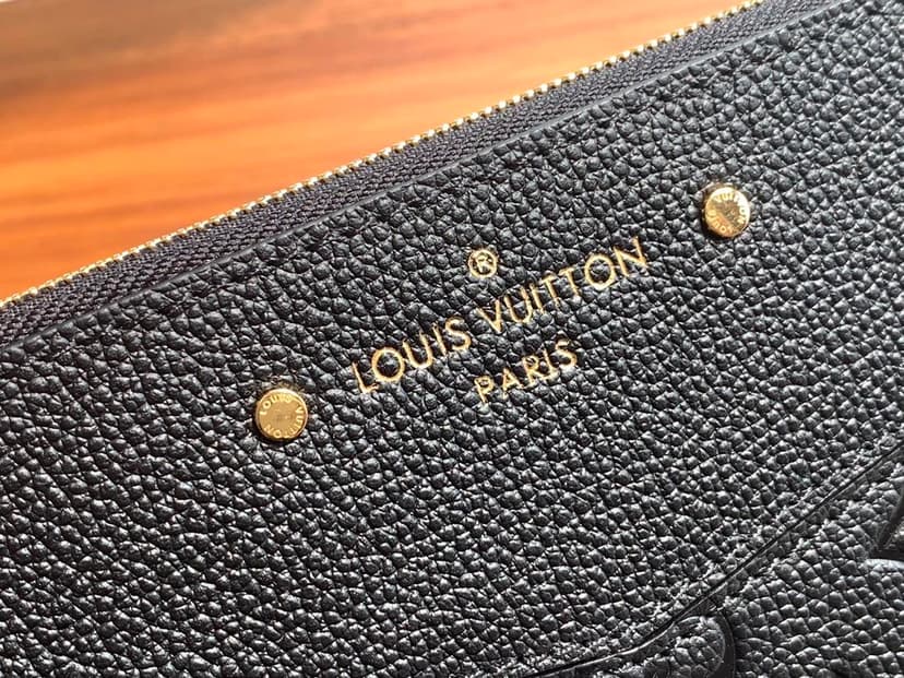 Louis Vuitton Daily Pouch Monogram Empreinte Black For Men, Men's Wallet 11.6in/29.5cm LV M62937