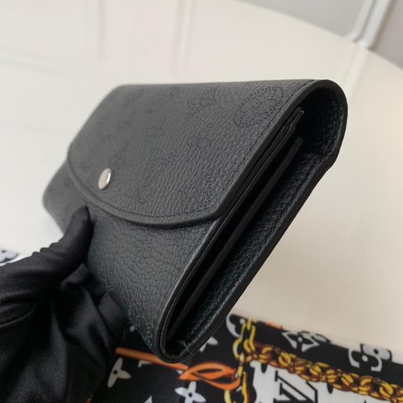 Louis Vuitton Iris Wallet Monogram Canvas Black For Women, Women's Wallet 7.48in/19cm LV M60143