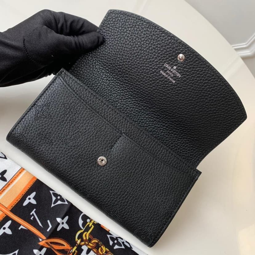 Louis Vuitton Iris Wallet Monogram Canvas Black For Women, Women's Wallet 7.48in/19cm LV M60143