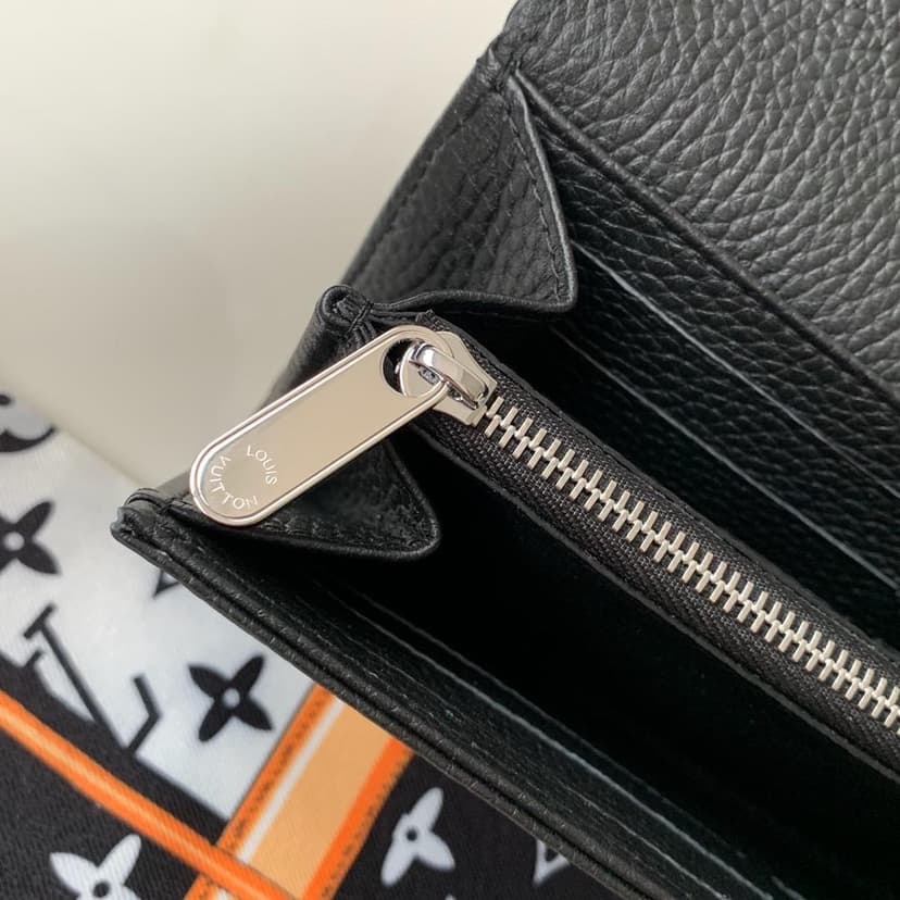 Louis Vuitton Iris Wallet Monogram Canvas Black For Women, Women's Wallet 7.48in/19cm LV M60143