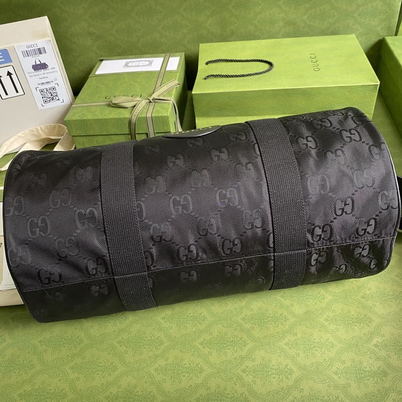Gucci Off The Grid Duffle Bag Black GG Nylon For Men 19in/47.5cm GG 658632 H9HVN 1000