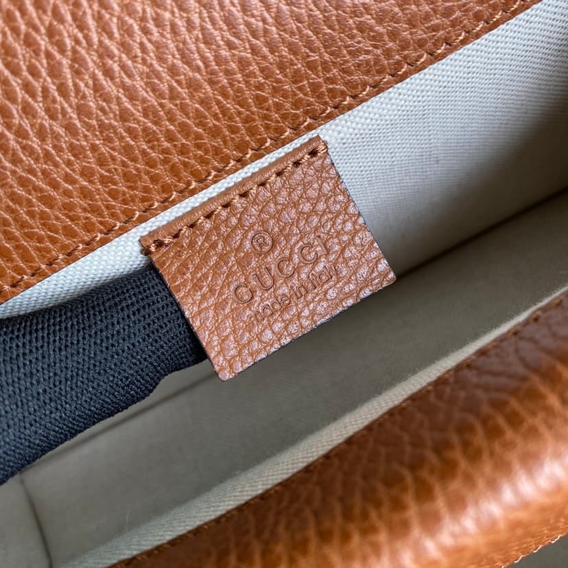 Gucci Dionysus Small Shoulder Bag Dark Blue And Ivory Eco Washed Organic GG Jacquard Deni For Women 11in/28cm 400249 2KQFN 4483