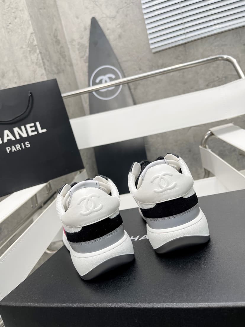 Chanel Sneakers White/Rosy For Women, Women's Shoes