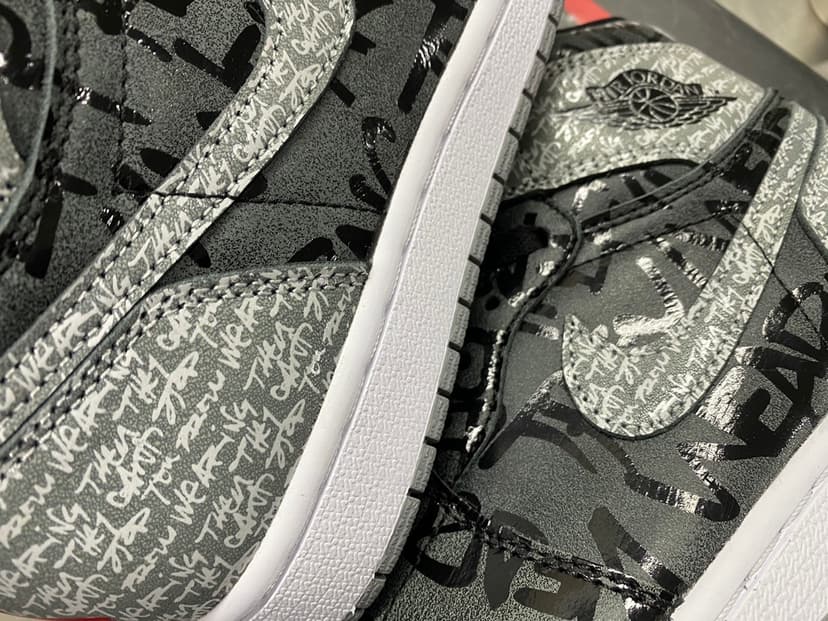 Nike Air Jordan 1 Retro High OG Rebellionaire Black/ White-Particle Grey Sneaker For Women, Women's Shoes