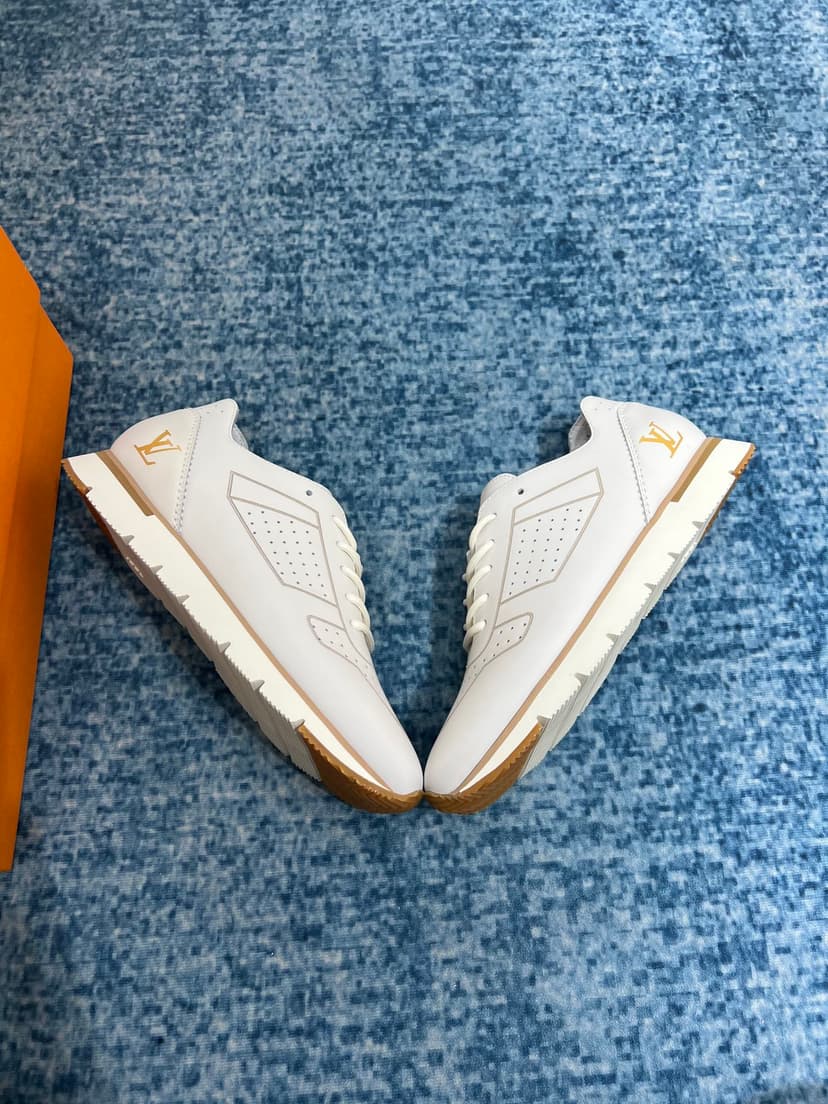 Louis Vuitton Formal Dimension High Derby Rubber White For Men LV