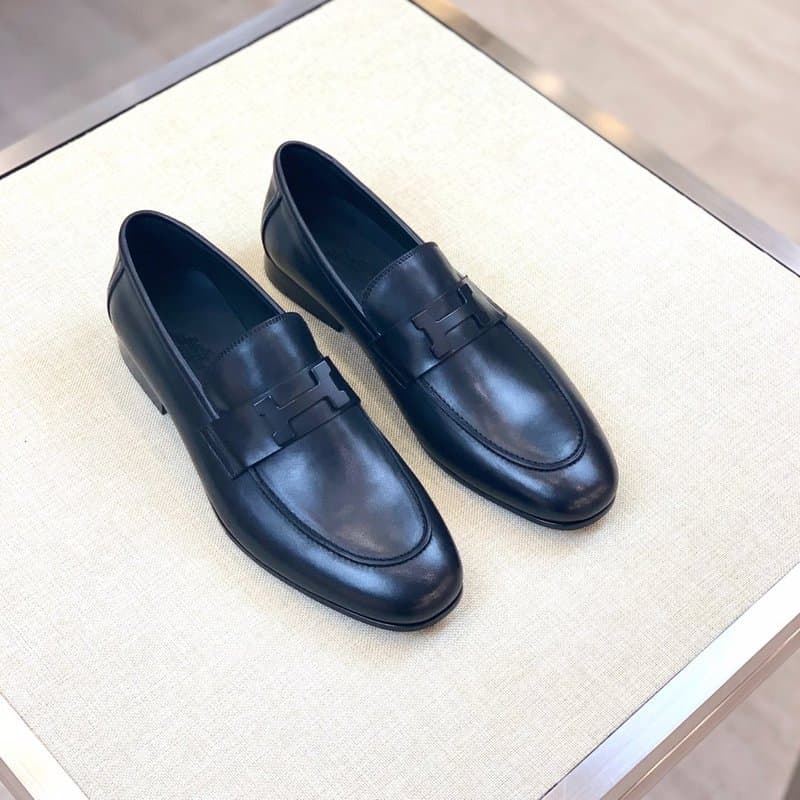 Hermes Paris Loafer Black For Men